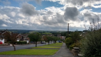 The view from Fulwood, a suburb on the west edge of Sheffield.